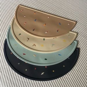 Mushie 4-pack Silicone Place Mats - Boy Theme